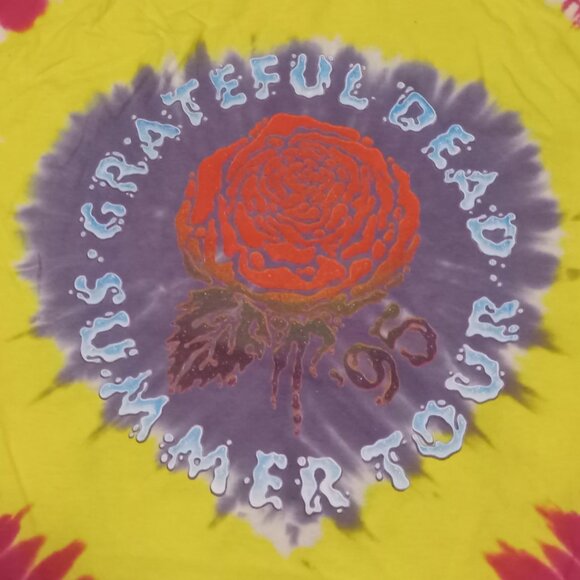 Grateful Dead Raindrops M, L, XL Tie Dye T-Shirt - Picture 4 of 4